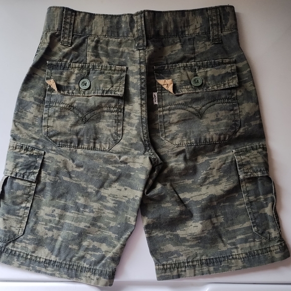 Levi's Boys Camo Cargo Shorts | 7 Reg (6-7yrs) | Digital Green - Picture 2 of 8